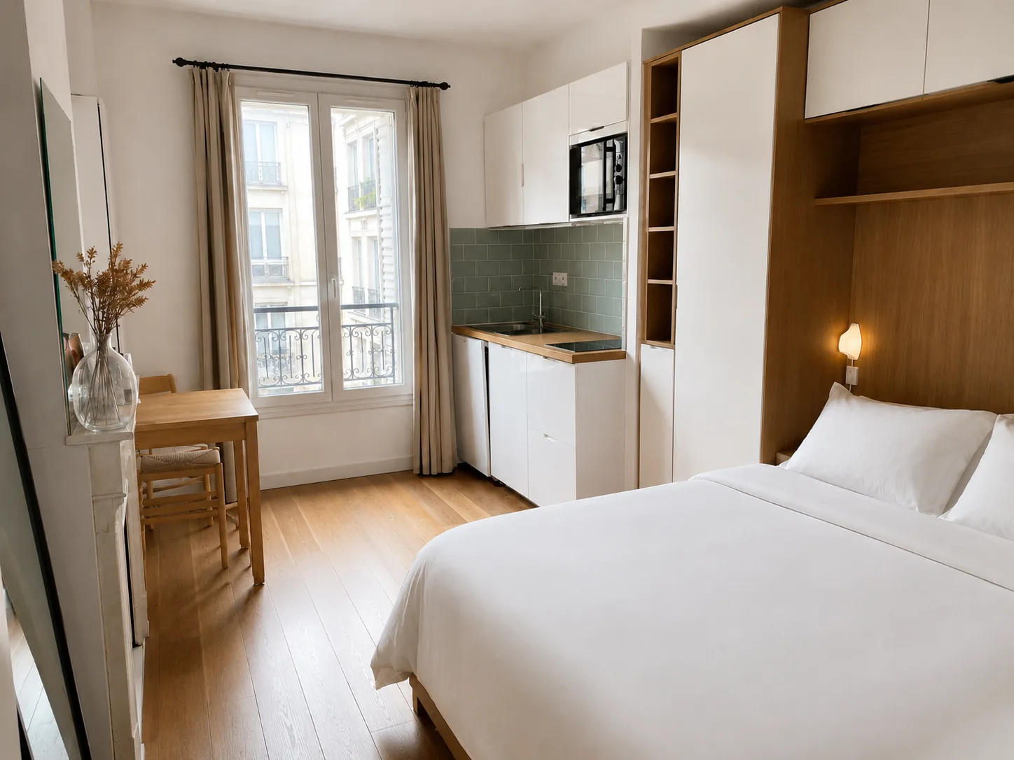 État des lieux au retour — Paris 14e, Studio 22 m²